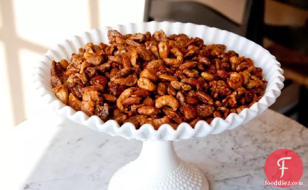 Bacon Candied Apple Spiced Nuts Recipe