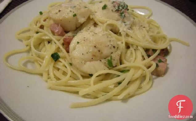 Linguine With Scallops And Pancetta