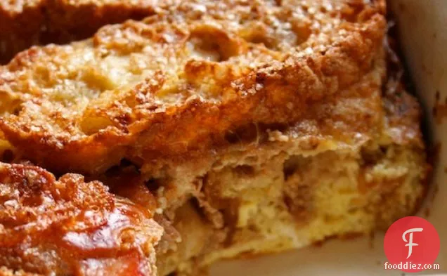 पैनकेटा और दालचीनी रिकोटा पुलाव