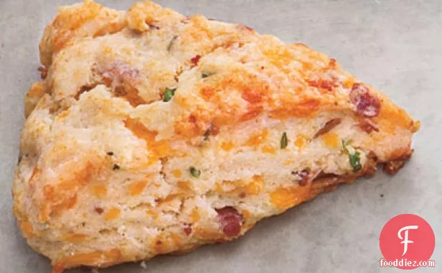 Bacon, Cheddar, and Chive Scones