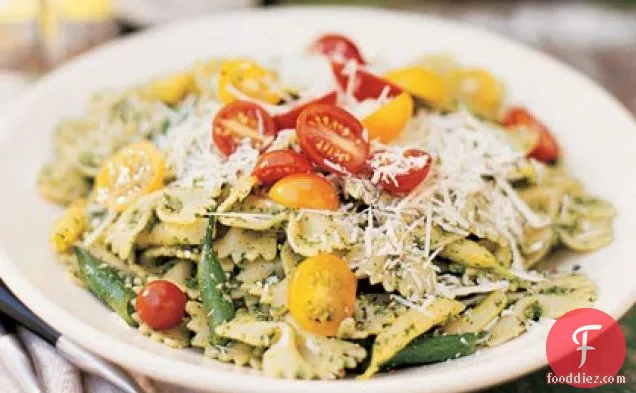Farfalle with Arugula Pesto