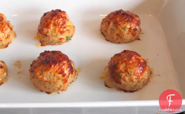 Chicken Meatballs With Tomato-balsamic Glaze