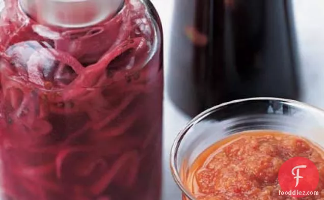 Sweet-and-Sour Red Onion-Vinegar Sauce