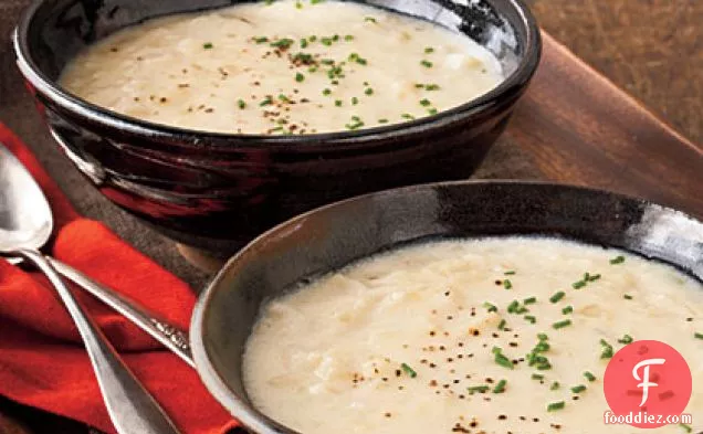 Cream of Potato-and-Onion Soup