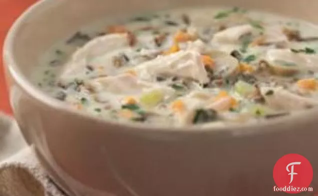 Cream Of Turkey & Wild Rice Soup