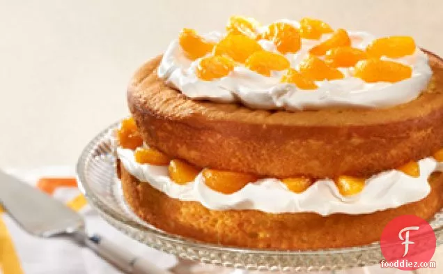Creamy Mandarin Orange Cake