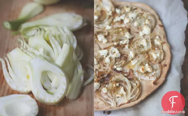 Caramelized Fennel & Goat Cheese Flatbread
