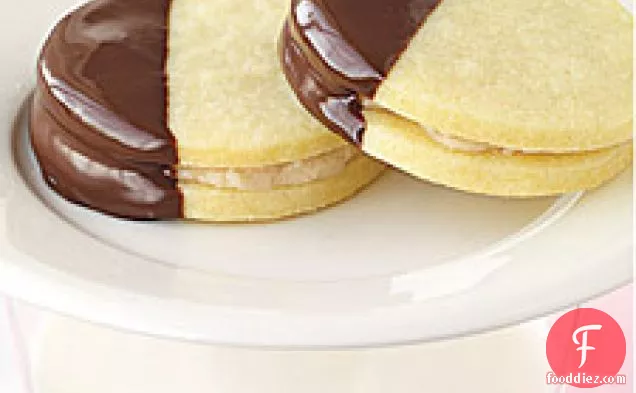 Butter Cookie Sandwiches With Chestnut Cream
