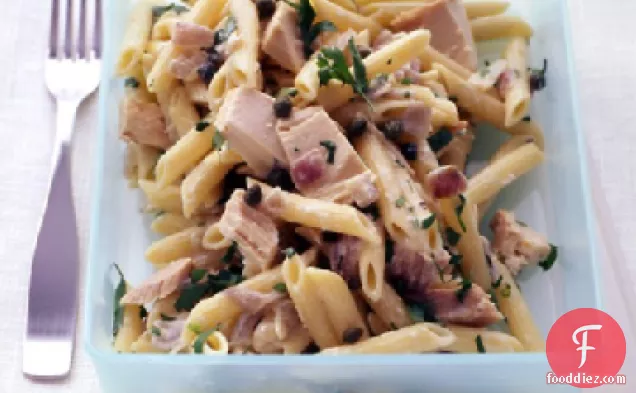 Penne with Tuna and Red Onion