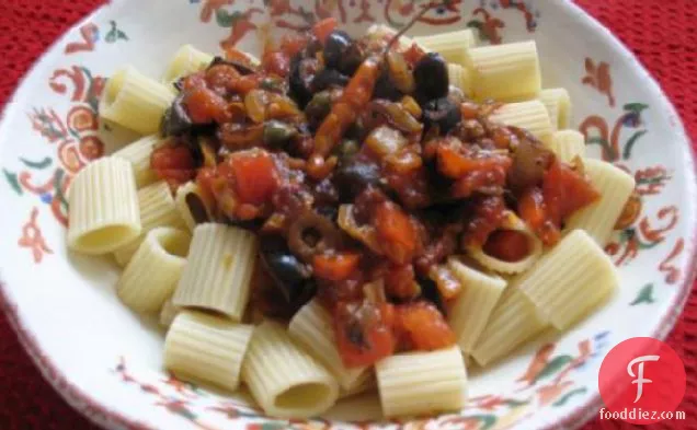 Anchovy-Olive Pasta Sauce