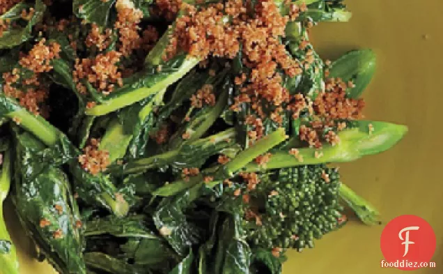 Broccoli Rabe with Anchovies and Breadcrumbs