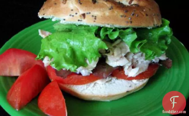 Italian Tuna Salad Sandwiches W/ Black Olive Dressing