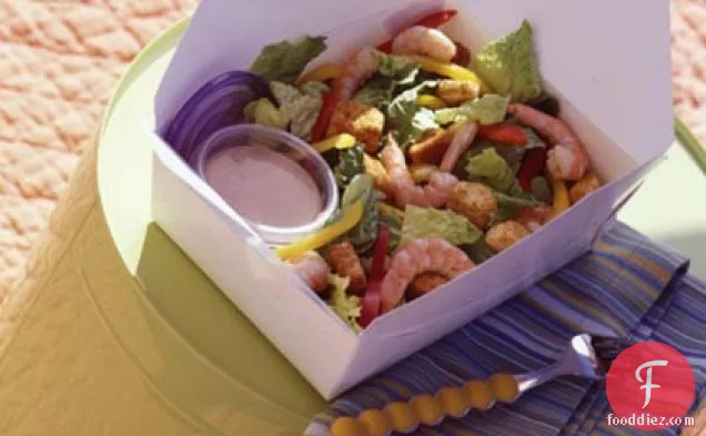 Southwestern Shrimp Caesar Salad