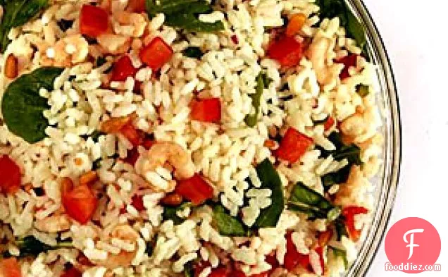 Rice Salad With Shrimp And Arugula