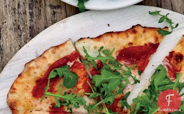 Sun-Dried Tomato and Arugula Pizza