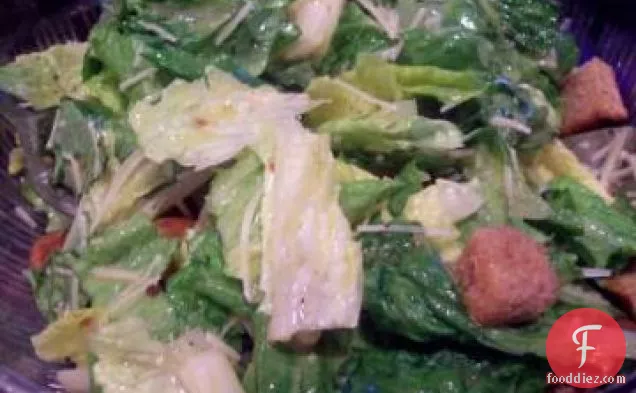Caesar Salad-No Anchovies, No Eggs