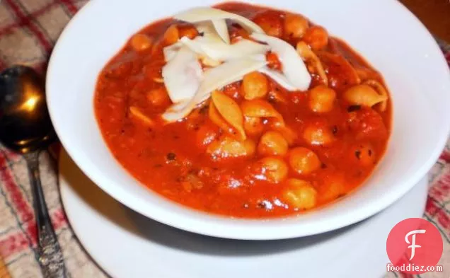 Pasta E Ceci (Pasta and Chickpeas)