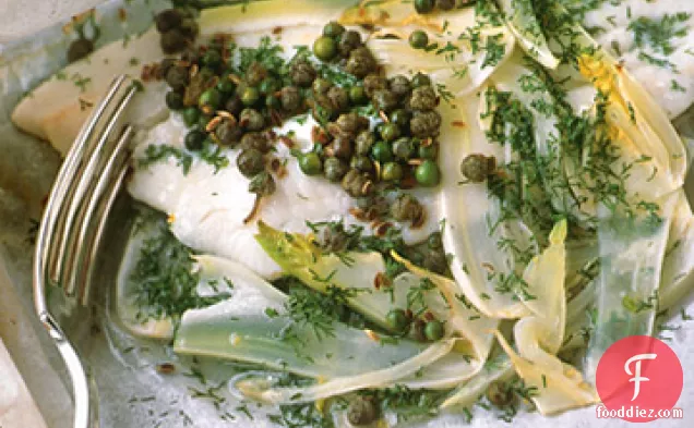 Fillet of Sole with Capers and Green Peppercorns