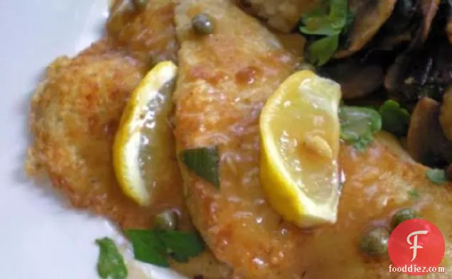 Flounder Francaise or Chicken Francaise