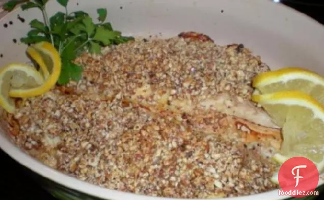 Baked Opakapaka (Snapper) Fillets With Macadamia Crust
