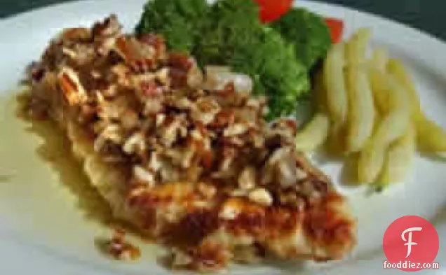 Sauteed Catfish Fillets with Pecan Butter Sauce