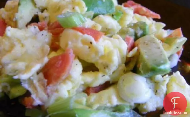 Soft Scrambled Eggs With Smoked Salmon and Avocado