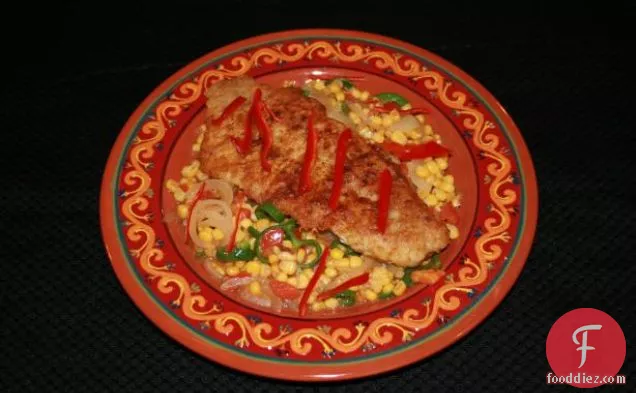Mexican Red Snapper With Chili and Corn