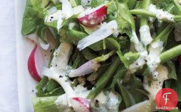 Arugula Salad With Green Beans And Radishes Recipe