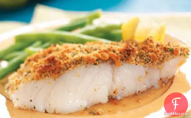 Crumb-Topped Baked Fish