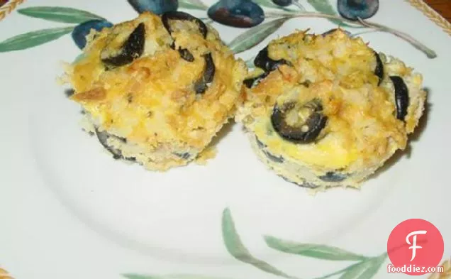 Cheesy tuna & rice muffinettes