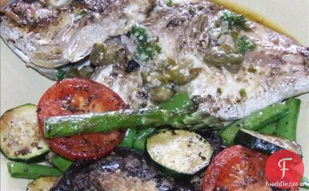 Snapper Fillets With Herb and Caper Butter
