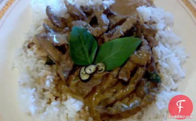 Panang Beef With Fragrant Thai Basil