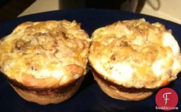 Cheddar Salmon Quiche