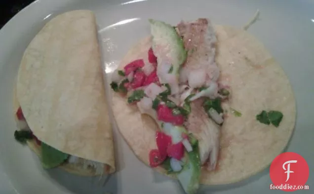 Tacos De Pescado (Baja Style but No Cabbage)