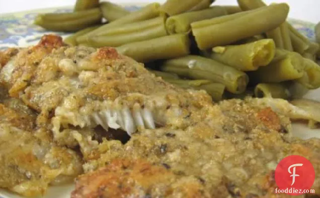 Baked Flounder Parmesan