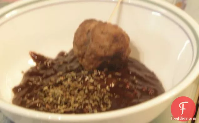 Thai Meatballs With Sateh