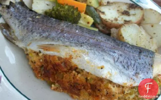 Stuffed Trout (Campside or Grilled)