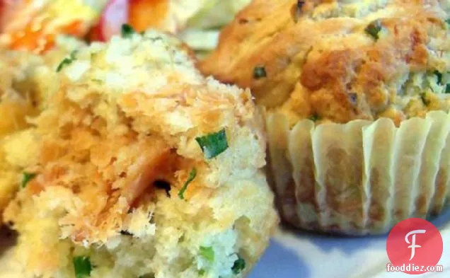 Salmon and Chive Muffins