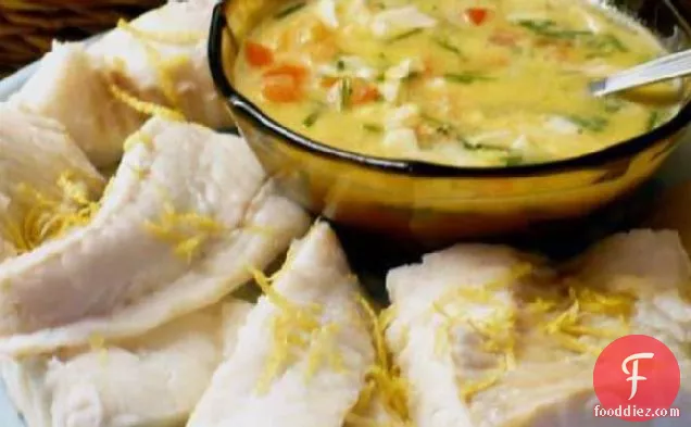 Poached Codfish Steaks With Egg Sauce (Torsk Med Eggesaus)