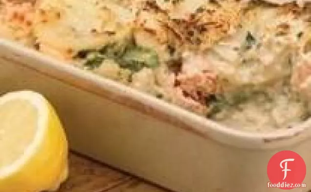 सामन और शतावरी लसग्ने