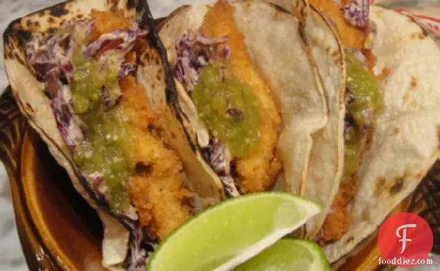 Cook the Book: Catfish Tacos with Chipotle Slaw