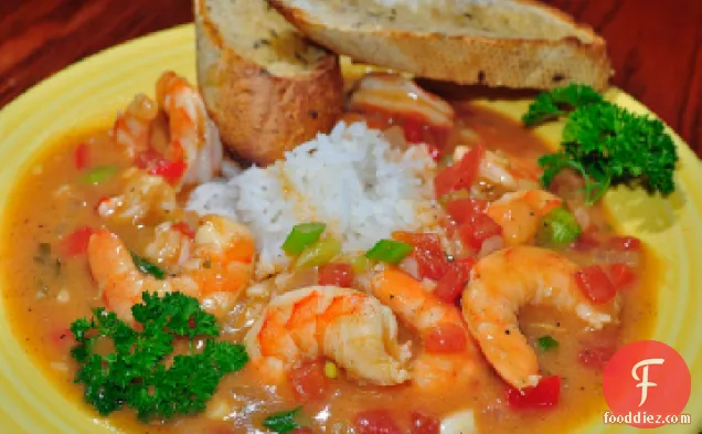Spicy and Savory Fish and Seafood Etouffee