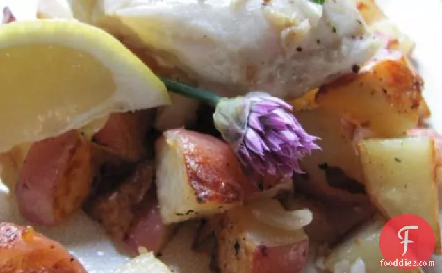 Cute Pacific Cod With Baby Roastie Potatoes- from the Farm