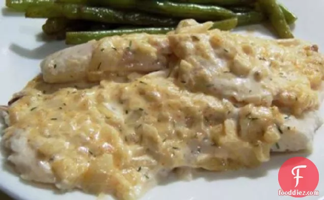 Baked Fish in Mayonnaise and Mustard
