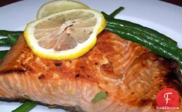 Honey Ginger Grilled Salmon, Swordfish or Mahi Mahi