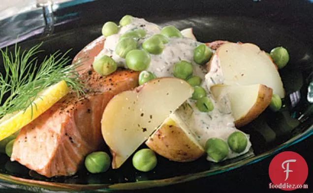 Salmon-Potato Salad With Lemon-Dill Dressing