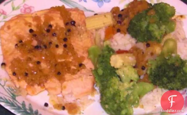 Tootie's Poached Salmon
