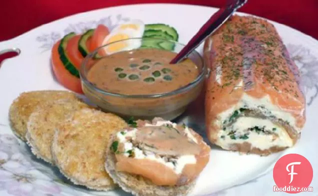 Smoked Salmon Roulade