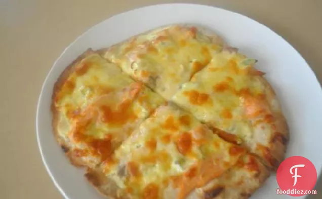 Individual Dilled Salmon Pizzas
