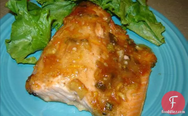 Salmon With Olive Oil & Herbs